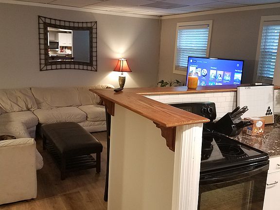 Watch TV from kitchen
