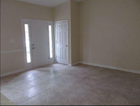 Living area with coat closet