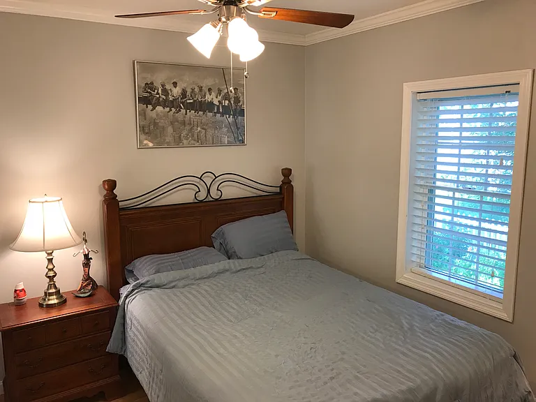 1st floor bedroom with en suite full bath