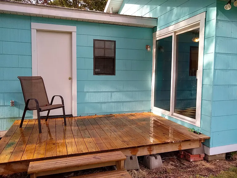 Back deck, just after it rained