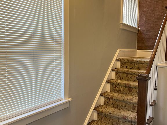 Private entrance on first floor of house.