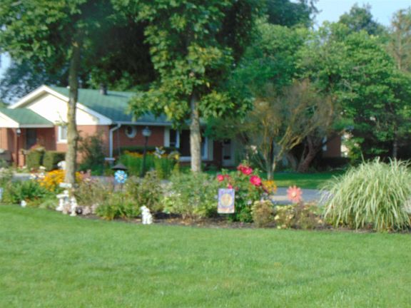 Flower Garden in Front Yard