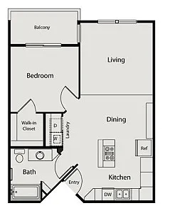 Floor plan 1B