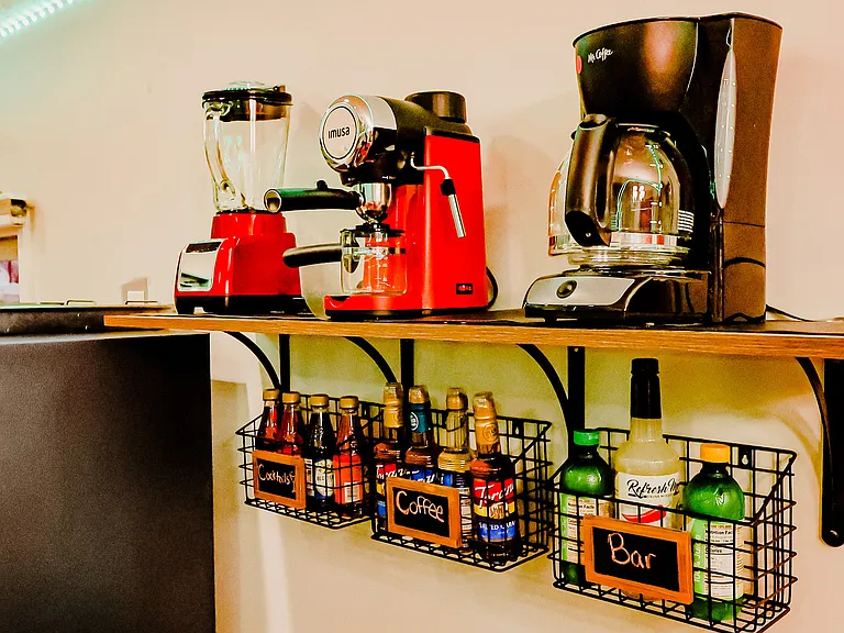 A selection of premium coffee makers ready to brew your perfect morning pick-me-up, transforming your kitchen into a barista's paradise.