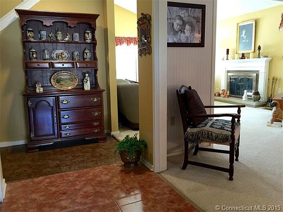 Tiled Foyer opens to the Li...