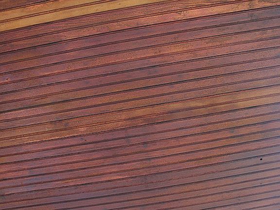 Roof on front porch.