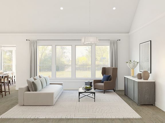 Open, airy great room