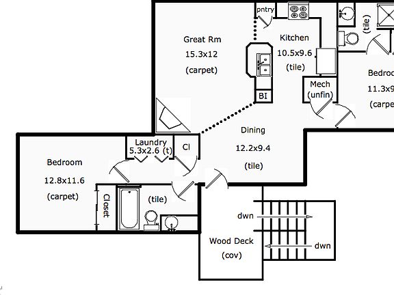 3rd image of 1020 Rolland Moore Dr APT 2F