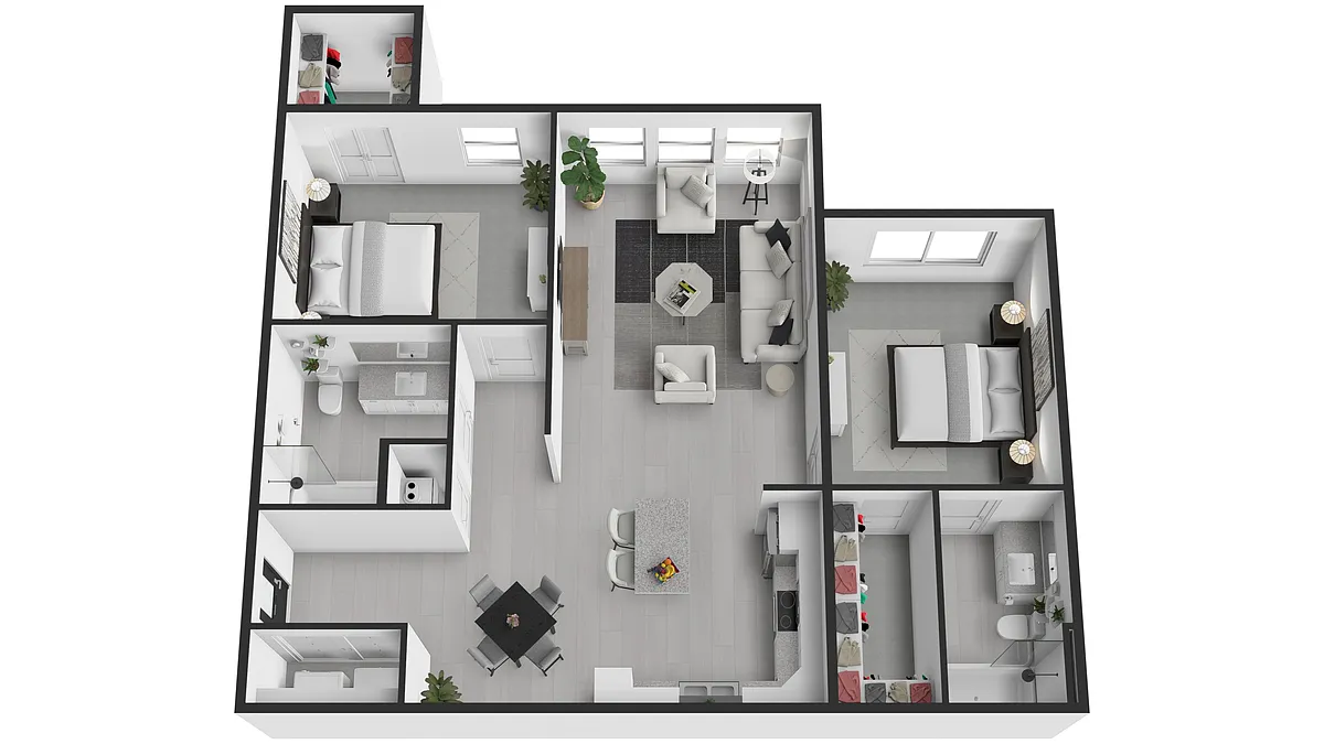 Floor plan 2X2