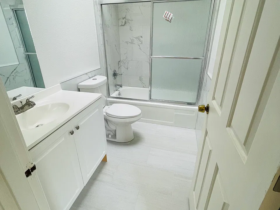 Newly remodeled bathroom