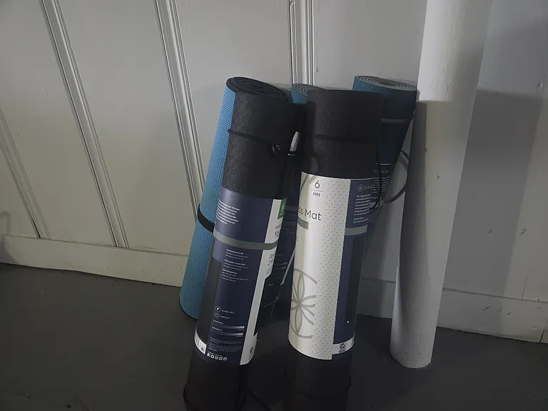 Yoga mats.
