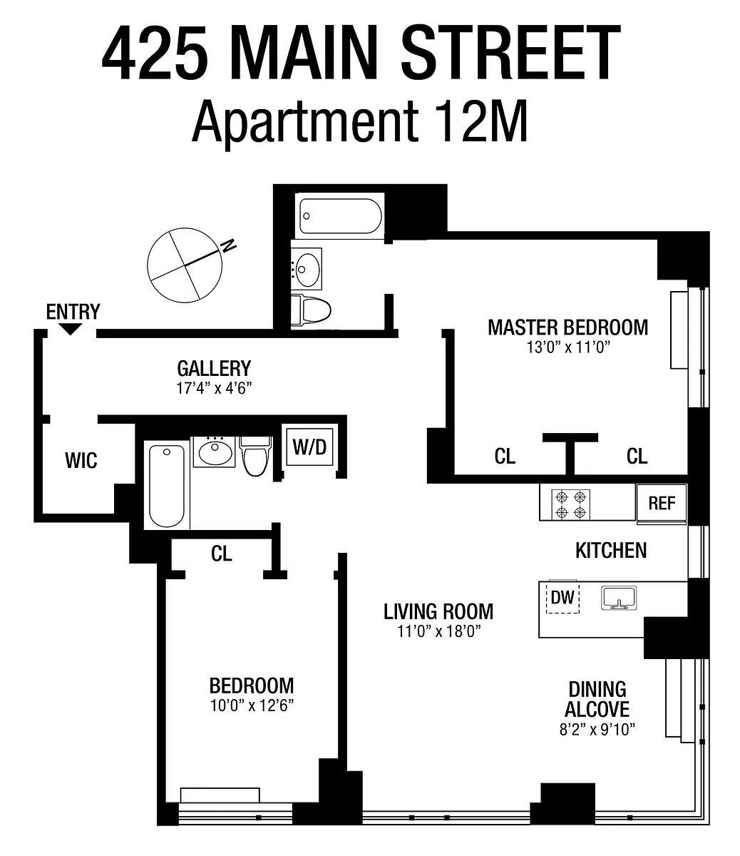 Photo 2 of 10 - 425 Main St #12M - New York, NY Building Photo - 425 Main St #12M