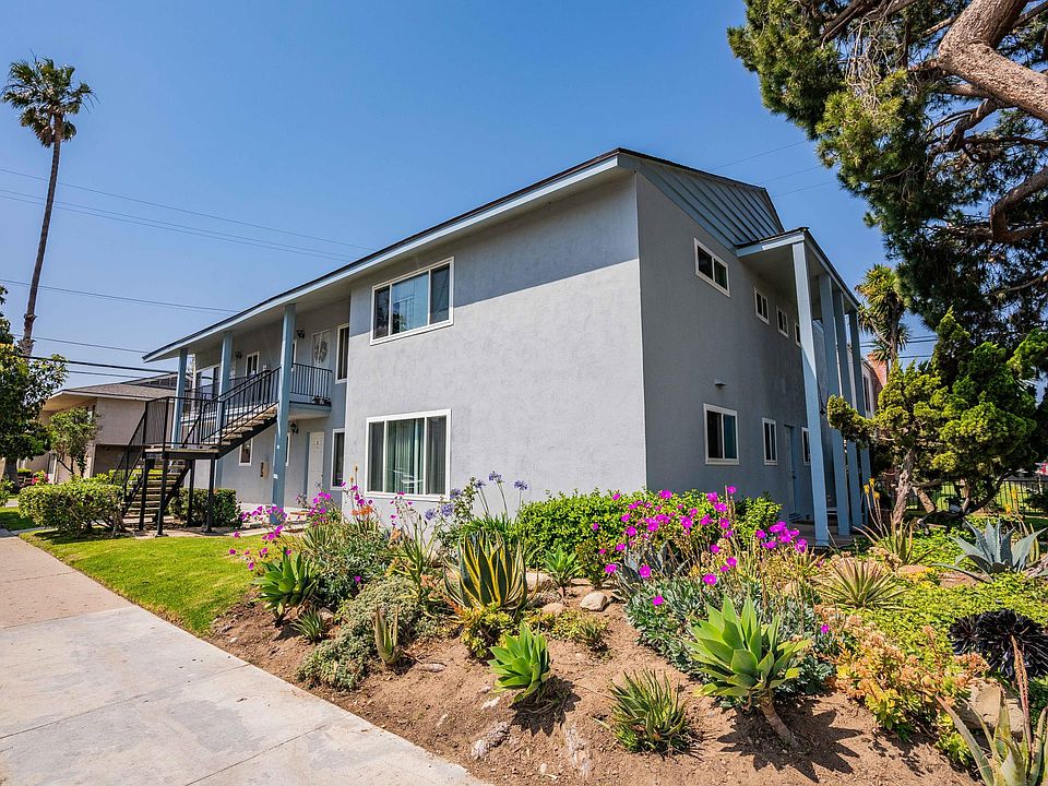 Beautifully landscaped front view