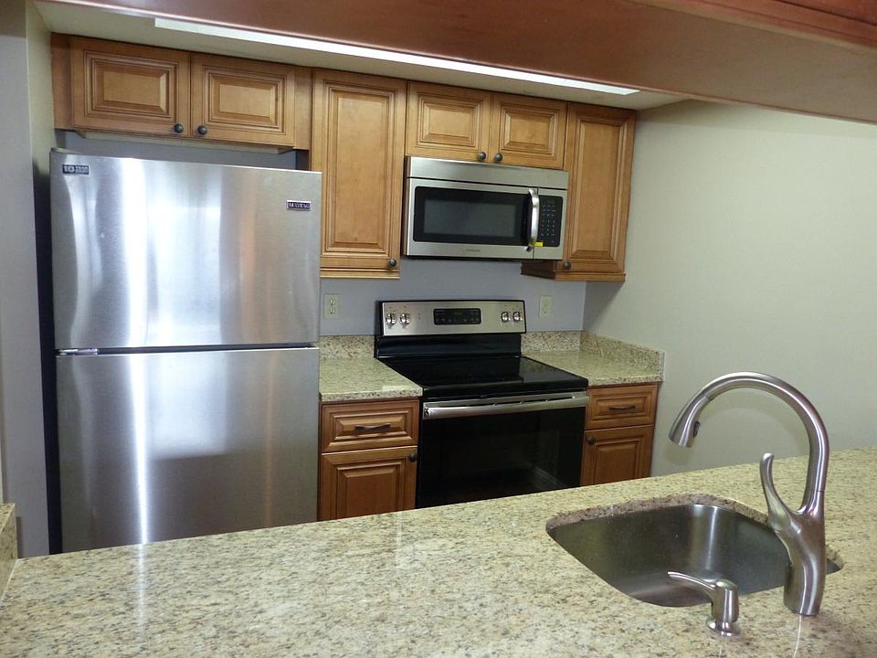 New kitchen with new stainless steel appliances