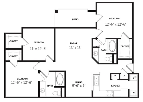 Floor plan C1