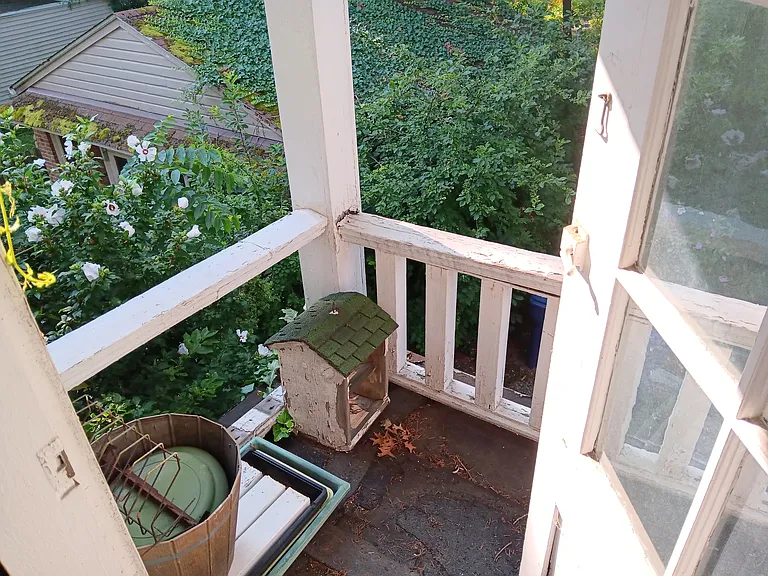 Rear Porch off Bedroom