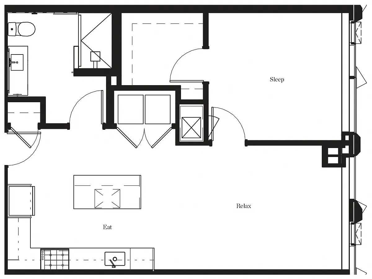 Floor plan 4111-4411