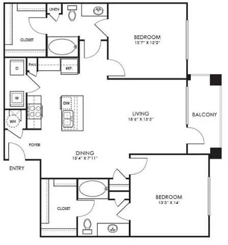 Floor plan B11A