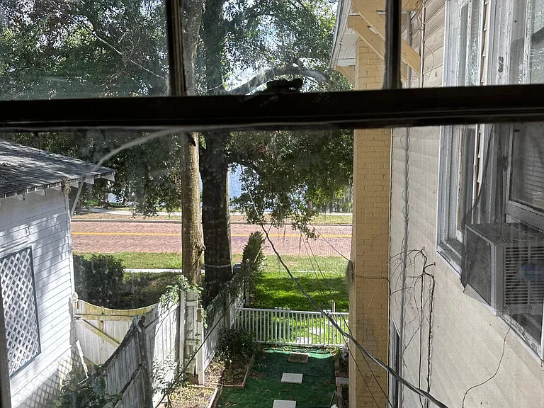 view from the living room window