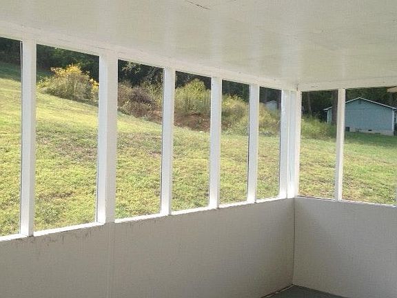Screened in back deck