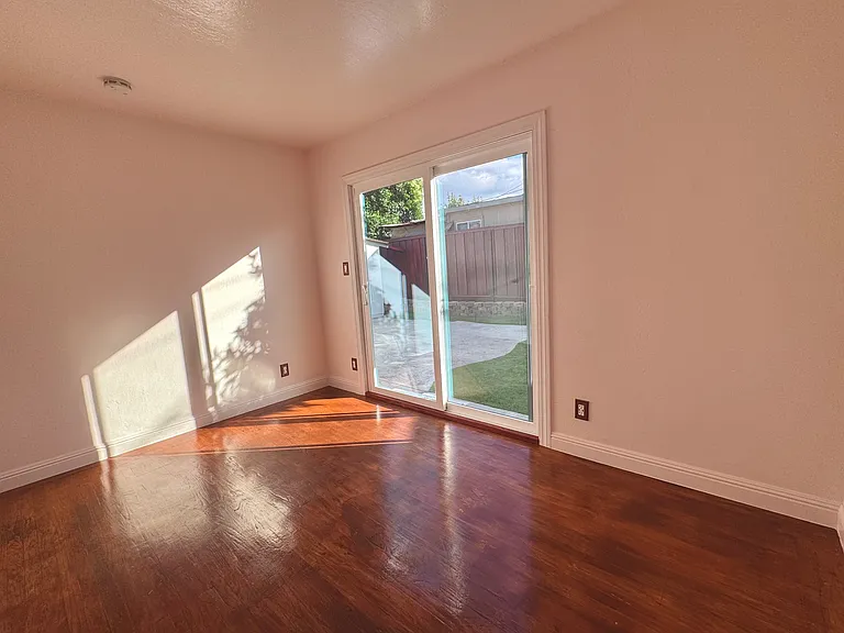 Bedroom with Sliding Patio Door