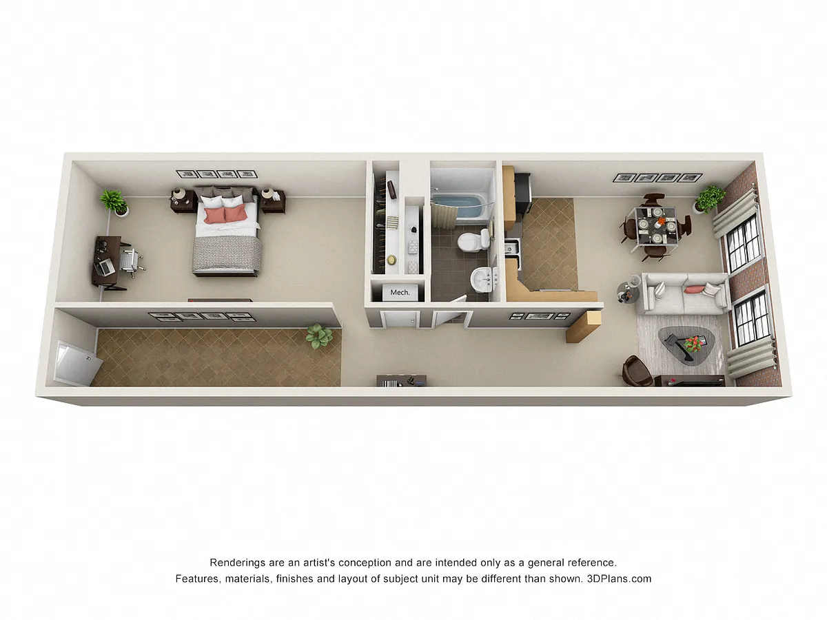 Floor plan Classic Loft