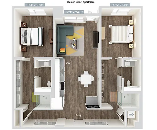Floor plan B3V-1129
