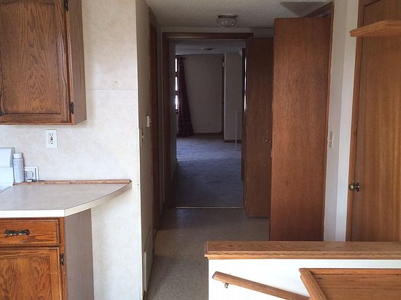 hallway view from kitchen