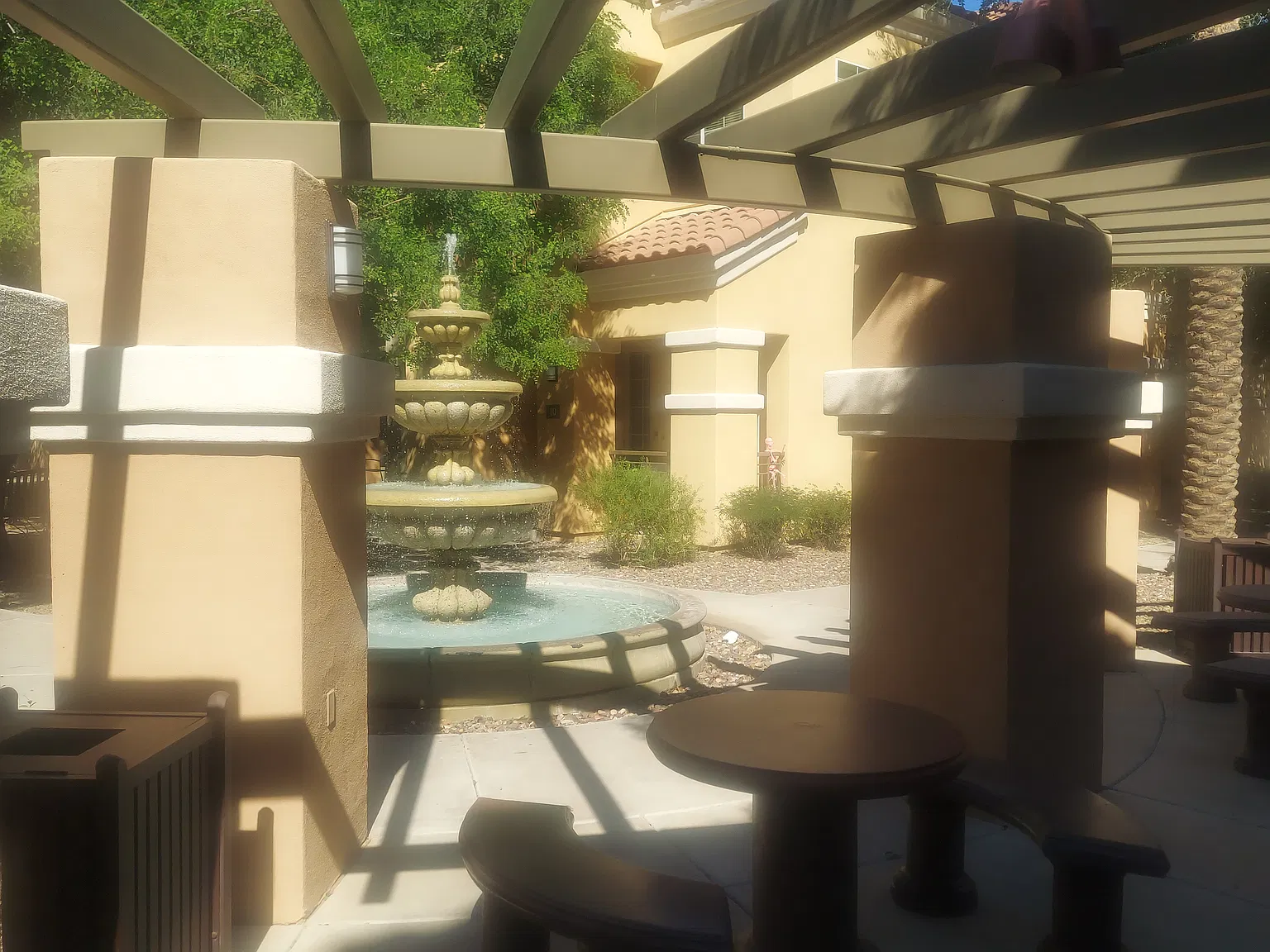 View from the front door