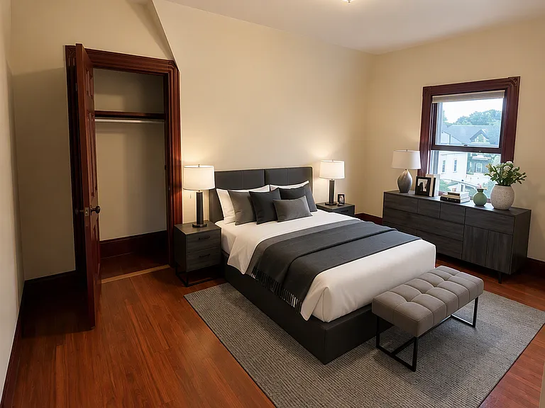 3rd floor - bedroom #2
**virtually staged**