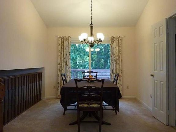 Open dining room