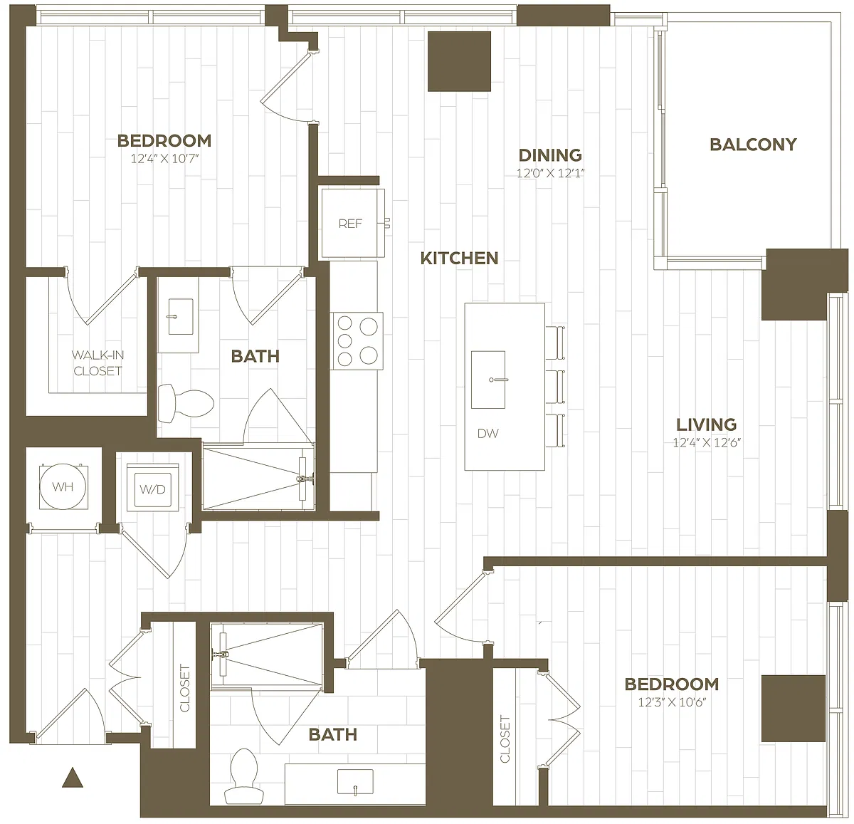 Floor plan 2A(A)