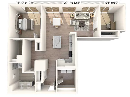 Floor plan A13D-S