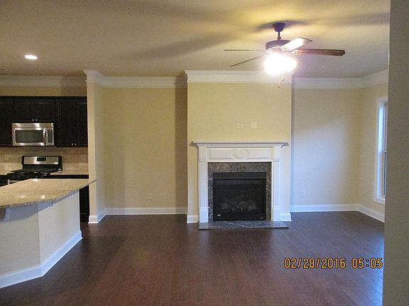 Fireplace and Hall