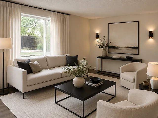 Living room/office suggestion as sitting room