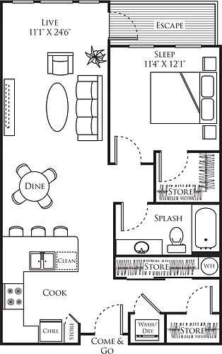 Floor plan A11