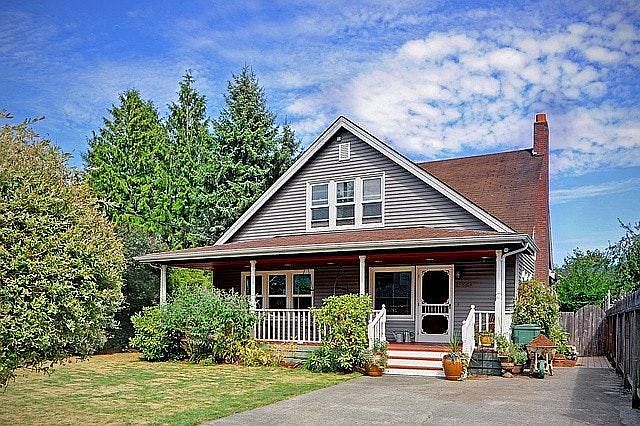 Front of House (entrance around back)