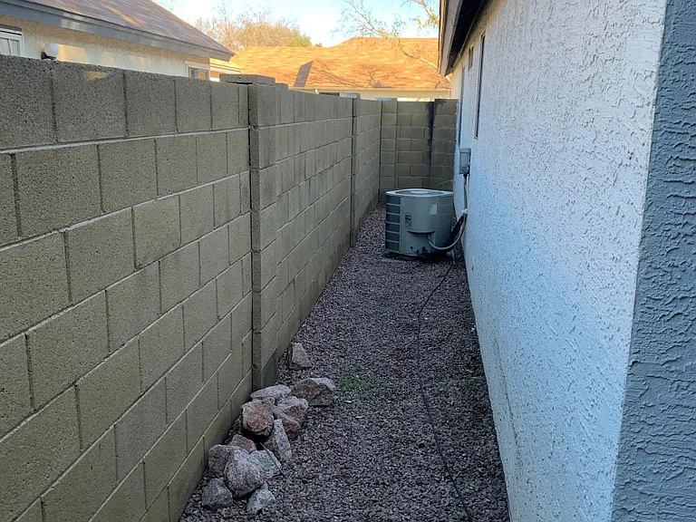 Side of house