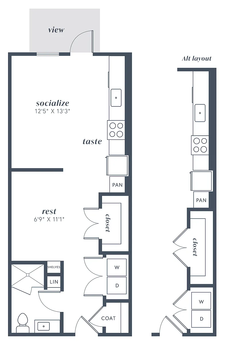 Floor plan Studio S3