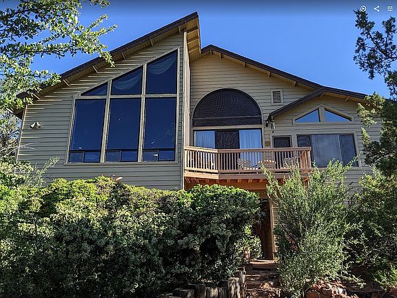 Rear view of the house.