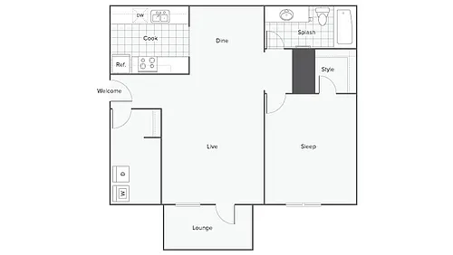 Floor plan Jasmine LURA 65