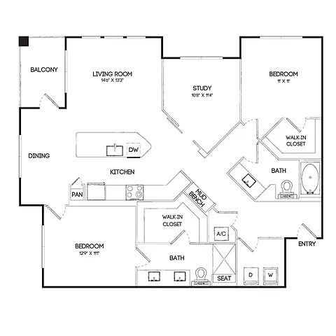 Floor plan Magnolia I