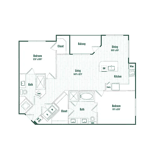 Floor plan B2