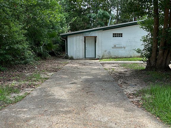 front door and driveway