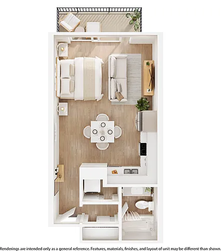 Floor plan S - Renovated