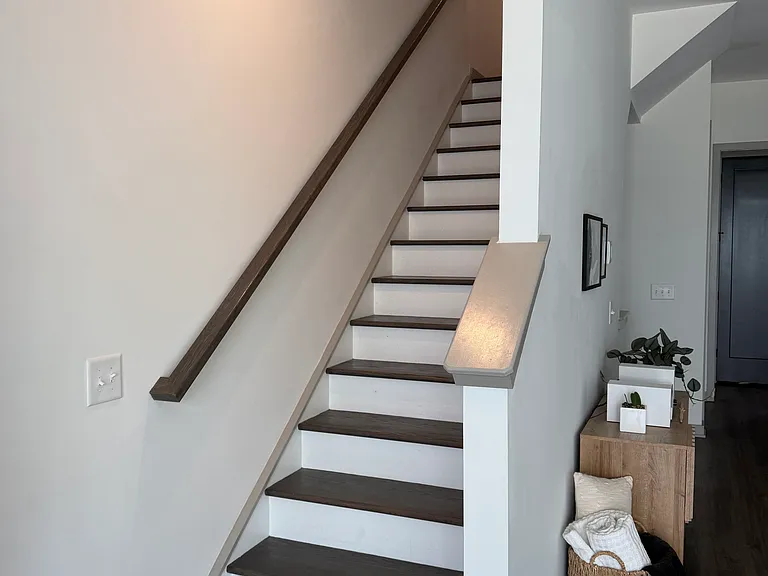 Stairs from first floor to second floor
