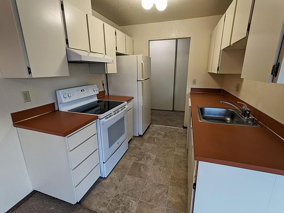 Kitchen and large hall closets