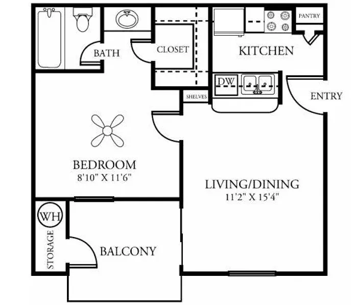Floor plan 1A Renovation 2