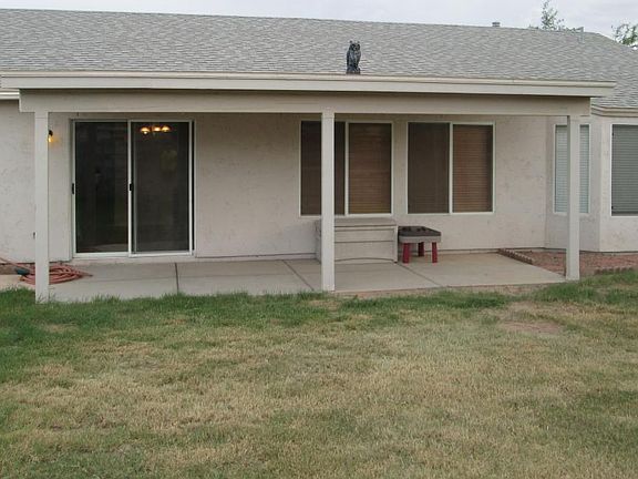 Back patio. Landscaping has been refreshed since photo was taken.