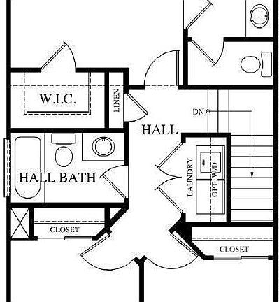TALBOT floor plan - upper level